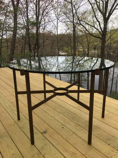 Marc Du Plantier French Modern Neoclassical Dining Table in the Manner of Marc Duplantier