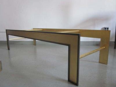 Marc Du Plantier Large French Mid Century Style Coffee Table from a Design by Marc Duplantier