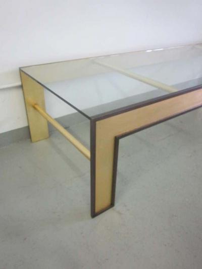 Marc Du Plantier Large French Mid Century Style Coffee Table from a Design by Marc Duplantier