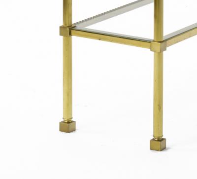 Marc Du Plantier Marc Du plantier pair of neo classic 2 tier side table