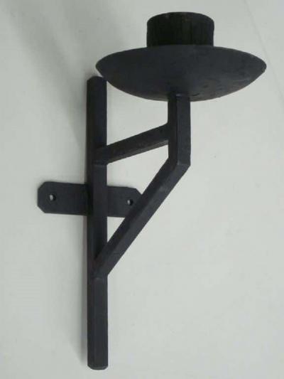 Marc Du Plantier Pair of French Wrought Iron Sconces in the Style of Marc DuPlantier