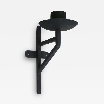 Marc Du Plantier Pair of French Wrought Iron Sconces in the Style of Marc DuPlantier