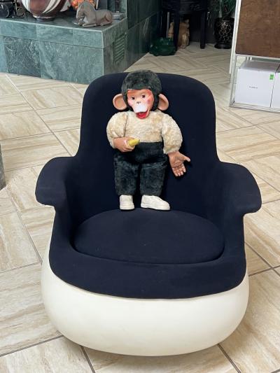 Marc Held RARE MID CENTURY MARC HELD CULBUTO CHAIR FOR KNOLL