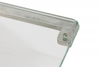 Marc Lalique French Glass Deer Head Wall Console Table