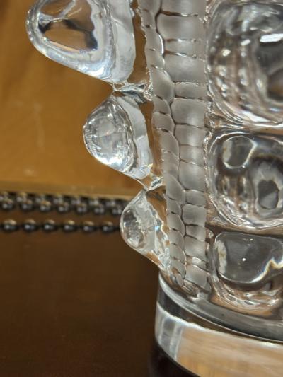 Marc Lalique MARC LALIQUE PAIMPOL CRYSTAL VASE FOR LA MARQUISE DE SEVIGNE CHOCOLATE FACTORY