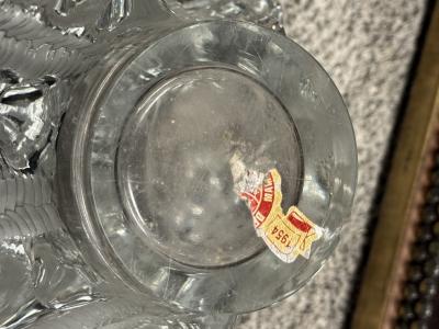 Marc Lalique MARC LALIQUE PAIMPOL CRYSTAL VASE FOR LA MARQUISE DE SEVIGNE CHOCOLATE FACTORY