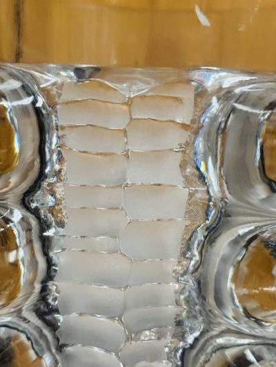 Marc Lalique MARC LALIQUE PAIMPOL CRYSTAL VASE FOR LA MARQUISE DE SEVIGNE CHOCOLATE FACTORY