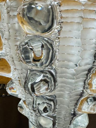 Marc Lalique MARC LALIQUE PAIMPOL CRYSTAL VASE FOR LA MARQUISE DE SEVIGNE CHOCOLATE FACTORY