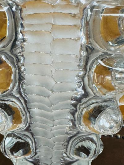 Marc Lalique MARC LALIQUE PAIMPOL CRYSTAL VASE FOR LA MARQUISE DE SEVIGNE CHOCOLATE FACTORY