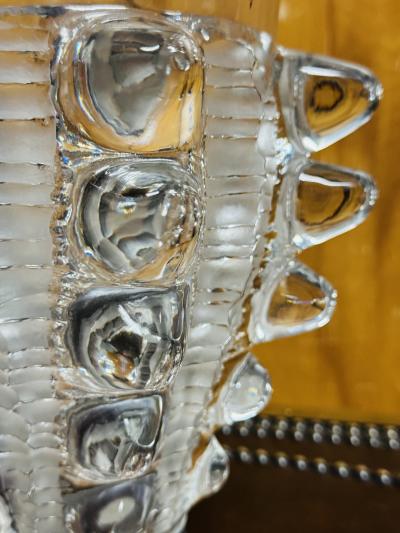 Marc Lalique MARC LALIQUE PAIMPOL CRYSTAL VASE FOR LA MARQUISE DE SEVIGNE CHOCOLATE FACTORY