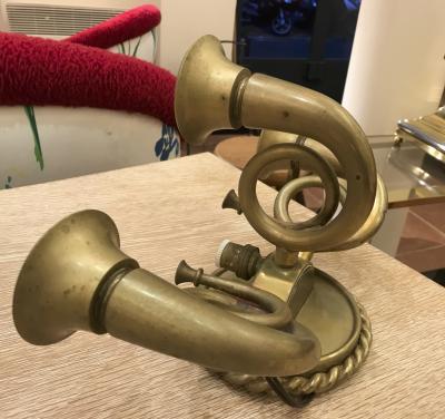 Marcel Asselbur Marcel Asselbur stunning pair of solid bronze sconces