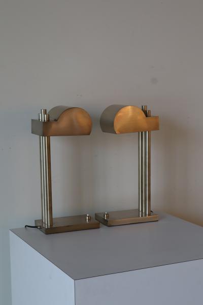 Marcel Breuer Bauhaus Brass Table Lamps 1925 Marcel Breuer
