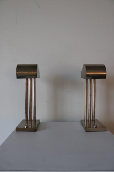 Marcel Breuer Bauhaus Brass Table Lamps 1925 Marcel Breuer