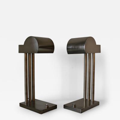Marcel Breuer Bauhaus Brass Table Lamps 1925 Marcel Breuer