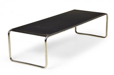 Marcel Breuer Marcel Breuer For Gavina Knoll InternationalBlack Mica Laccio Coffee Table