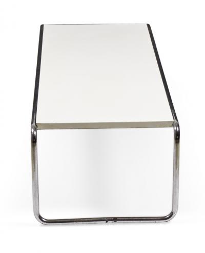 Marcel Breuer Marcel Breuer For Gavina Knoll InternationalWhite Mica Laccio Coffee Table