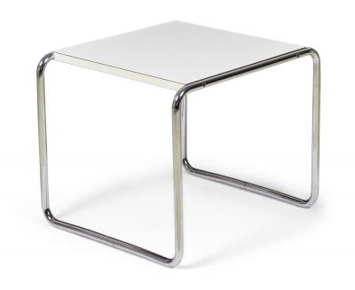 Marcel Breuer Marcel Breuer for Gavina Knoll International Mid Century White Mica Laccio End