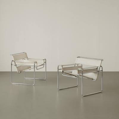 Marcel Breuer Marcel Breuer pair of Wassily armchairs designed 1925 produced 1962 1968