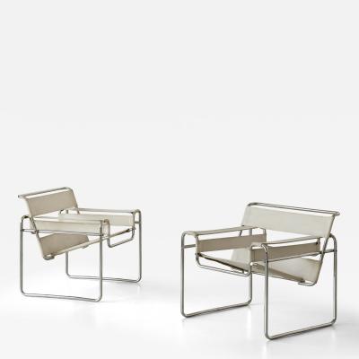 Marcel Breuer Marcel Breuer pair of Wassily armchairs designed 1925 produced 1962 1968