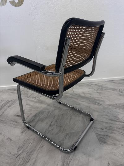Marcel Breuer Pair of 4 Marcel Breuer B64 Design Cesca Chairs by Gavina circa 1960