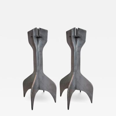 Marcel Breuer Pair of Candlesticks