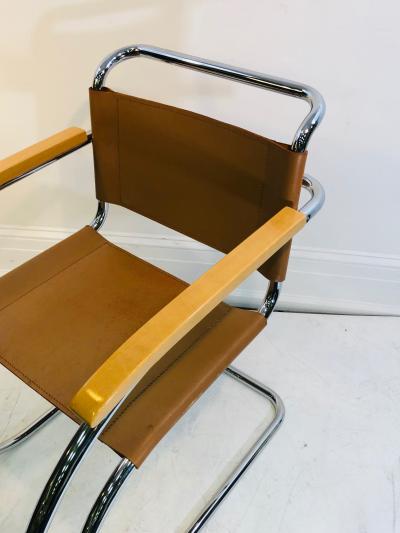 Marcel Breuer Vintage Cantilever Chair by Marcel Breuer for Thonet Model S533