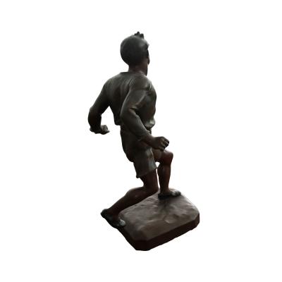 Marcel Debut Bronze sculpture of a male athlete