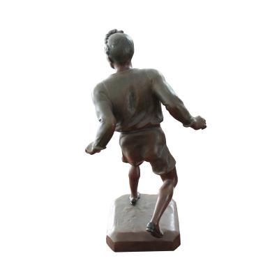 Marcel Debut Bronze sculpture of a male athlete