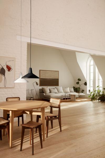 Marcel Gascoin Marcel Gascoin C Chair Dining Chair in American Walnut