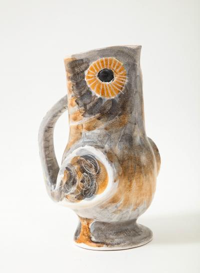 Marcel Guillot Ceramic Own Pitcher by Marcel Guillot