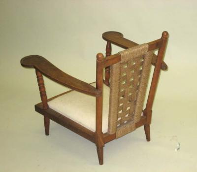 Marcel Louis Baugniet Rare Belgian Mid Century Modern Fireside Lounge Chair by Marcel Baugniet