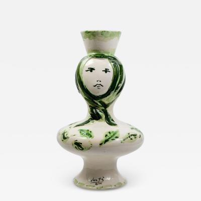 Marcel Vertes Marcel Vertes Gorgeous Vase in Ceramic French circa 1950