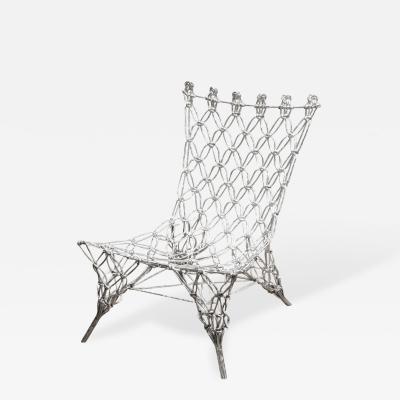 Marcel Wanders Marcel Wanders Knotted Rope Chair in Chrome Epoxy 1996