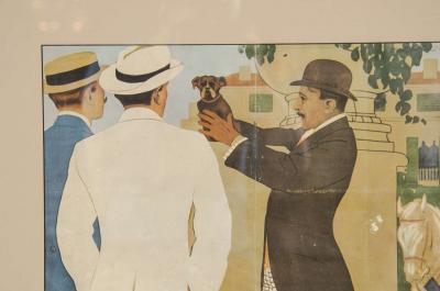 Marcello Dudovich Belle Epoque Italian Fashion Art Lithographic Poster by Marcello Dudovich