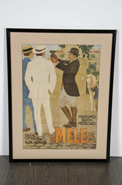 Marcello Dudovich Belle Epoque Italian Fashion Art Lithographic Poster by Marcello Dudovich