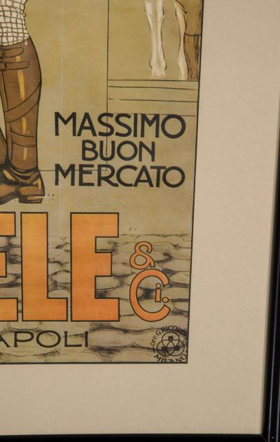 Marcello Dudovich Belle Epoque Italian Fashion Art Lithographic Poster by Marcello Dudovich