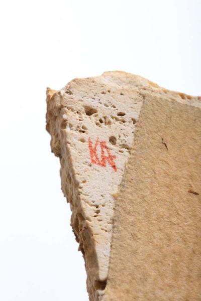 Marcello Fantoni 1960s Brutalist Female Nude Scupture Painted Iron on Travertine Base