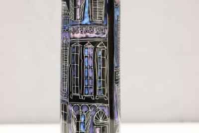 Marcello Fantoni Marcello Fantoni for Raymor Glazed Ceramic Vase Signed