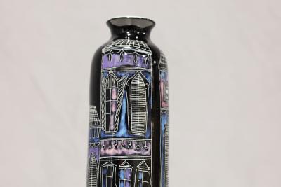Marcello Fantoni Marcello Fantoni for Raymor Glazed Ceramic Vase Signed