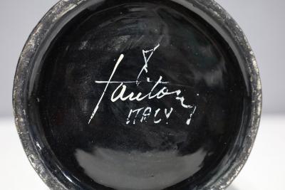 Marcello Fantoni Marcello Fantoni for Raymor Glazed Ceramic Vase Signed