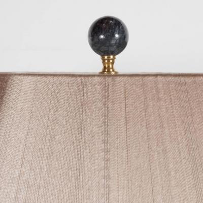 Marcello Fantoni Mid Century Modern Table Lamp by Marcello Fantoni in Glazed Stoneware