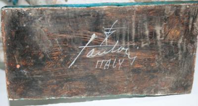 Marcello Fantoni Rare Mid Century Marcello Fantoni Ceramic Horse and Cowboy Figure