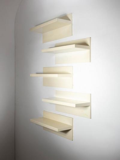 Marcello Siard Set of Five Shelves by Marcello Siard for Kartell