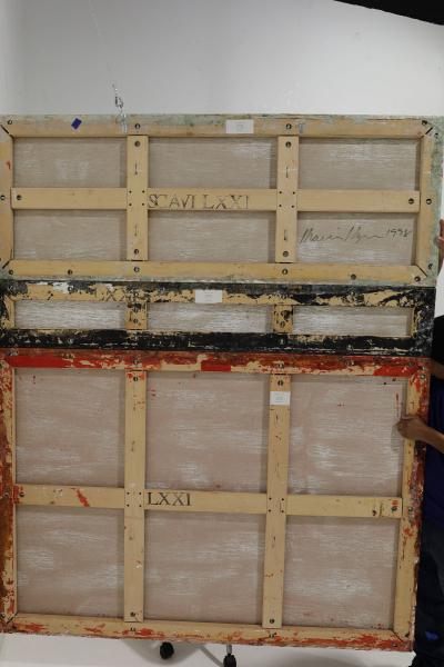 Marcia Myers Marcia Myers Marcia Myers 1949 2008 Scavi LXXI Triptych dtd 1998