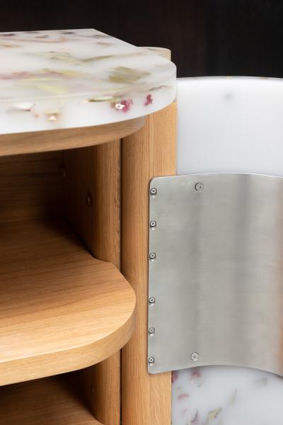 Marcin Rusak Flora Credenza Misty White 244