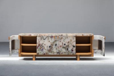 Marcin Rusak Flora Credenza Misty White 244