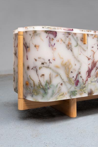 Marcin Rusak Flora Credenza Misty White 244