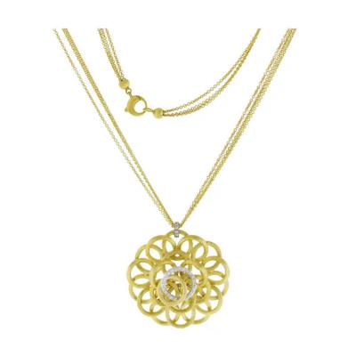 Marco Bicego MARCO BICEGO JAIPUR GOLD AND DIAMOND PENDANT NECKLACE