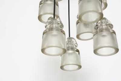 Marco Zanuso Cascading chandelier by Marco Zanuso for Oluce