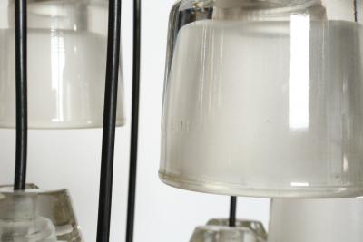 Marco Zanuso Cascading chandelier by Marco Zanuso for Oluce